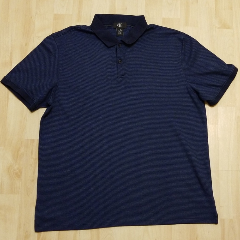 MENS CALVIN KLIEN POLO DRESS SHIRT
